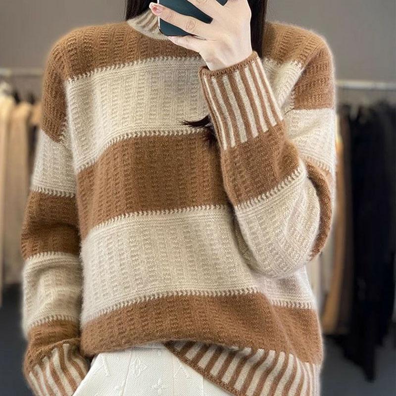 Sweater for Women Cotton Thickened Pullover Warm Knitted Stretchy Long Sleeve Oversize Jumper Sweater Tops XXXXL коричневий
Sweater for Women Cotton Thickened Pullover Warm Knitted Stretchy Long Sleeve Oversize Jumper Sweater Tops XXXXL коричневий