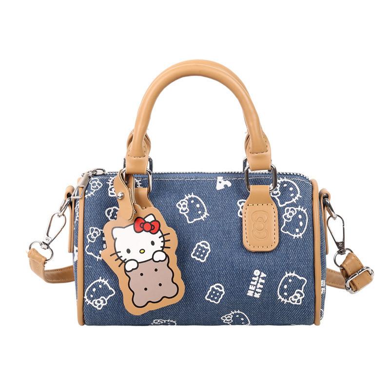 New Versatile Kitty Cat Denim Bowling Bag Cute Handbag Crossbody Bag Fashion Denim Color Block Handbag Anime Women shoulder bag
New Versatile Kitty Cat Denim Bowling Bag Cute Handbag Crossbody Bag Fashion Denim Color Block Handbag Anime Women shoulder bag