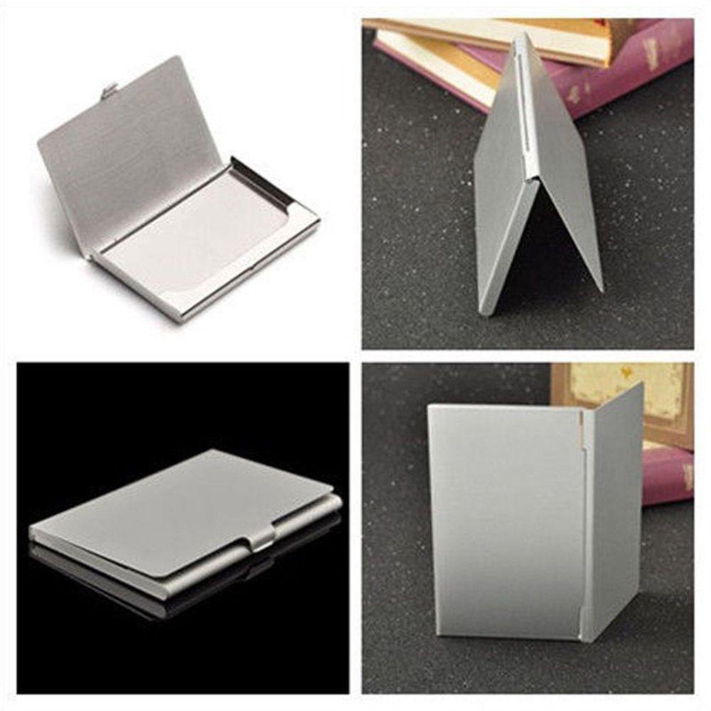 Hot Selling 1 PC Silver ID Stainless Holder Namecard Clip Waterproof Card Case Business
Hot Selling 1 PC Silver ID Stainless Holder Namecard Clip Waterproof Card Case Business