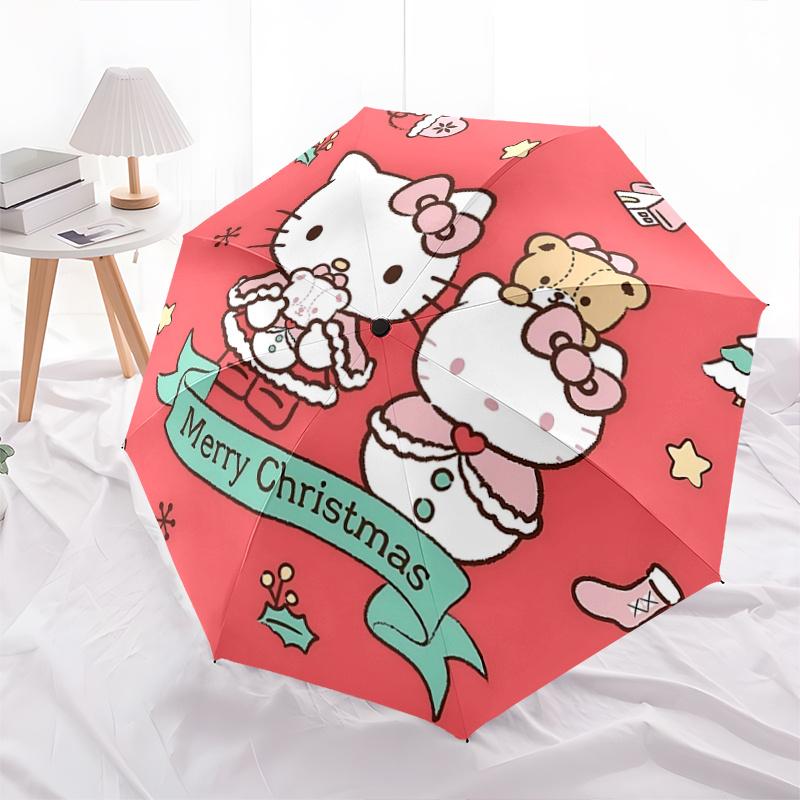 1pc Hello Kitty Christmas Edition Automatic Opening/Closing Umbrella with Foldable Design, 8-Rib Iron Frame Outdoor Umbrella, Festive Gift for Fans, T
1pc Hello Kitty Christmas Edition Automatic Opening/Closing Umbrella with Foldable Design, 8-Rib Iron Frame Outdoor Umbrella, Festive Gift for Fans, T