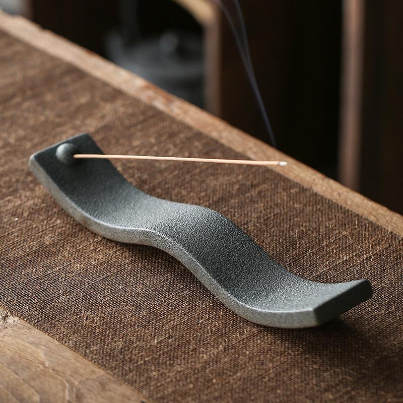 Creative Coarse Pottery Incense Holder - Reclining Sandalwood Burner & Ornament for Home or Office.
Creative Coarse Pottery Incense Holder - Reclining Sandalwood Burner & Ornament for Home or Office.