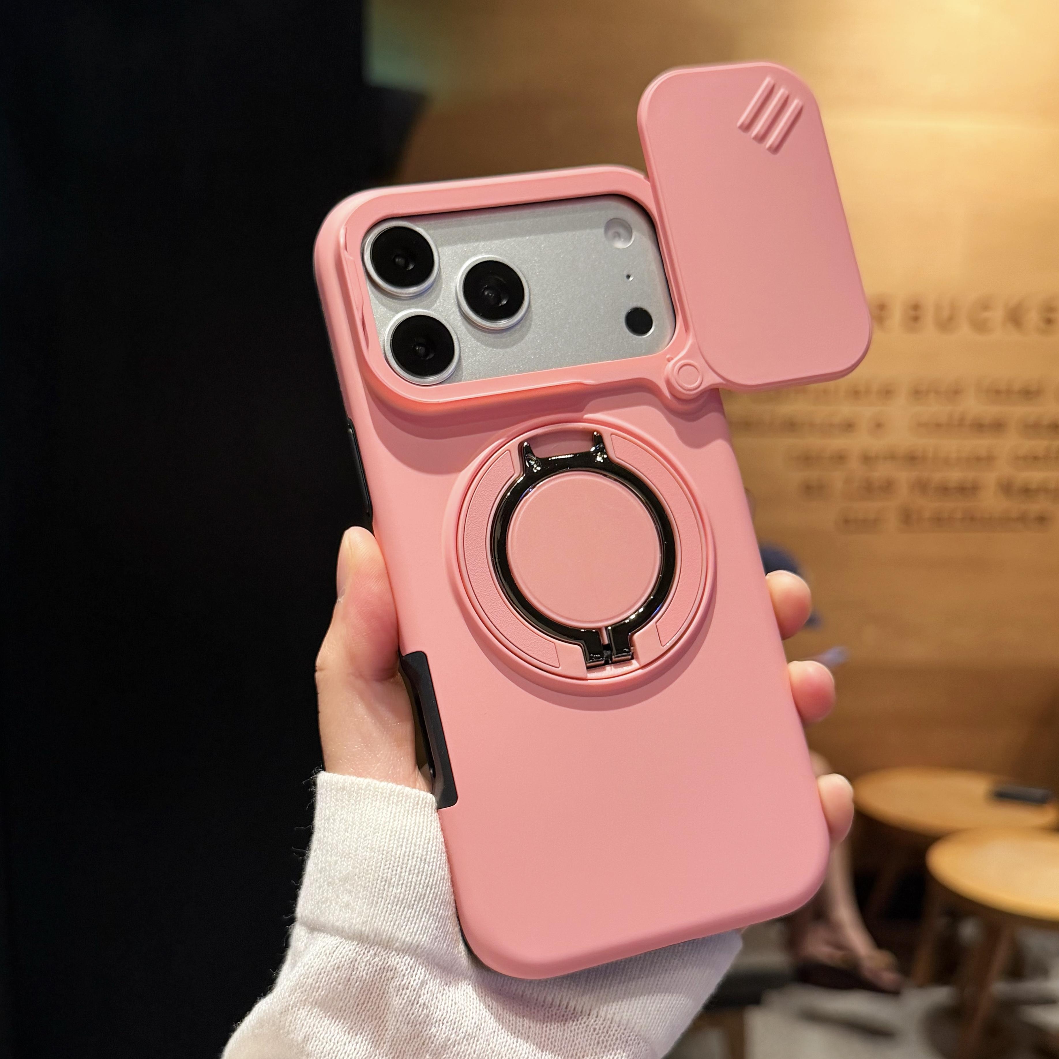 For iPhone 17 Pro Max Fashion Hybrid Rugged Shockproof Phone Ring Stand Case Back Cover + Lens Protection For iPhone 17 Pro Max рожевий
For iPhone 17 Pro Max Fashion Hybrid Rugged Shockproof Phone Ring Stand Case Back Cover + Lens Protection For iPhone 17 Pro Max рожевий