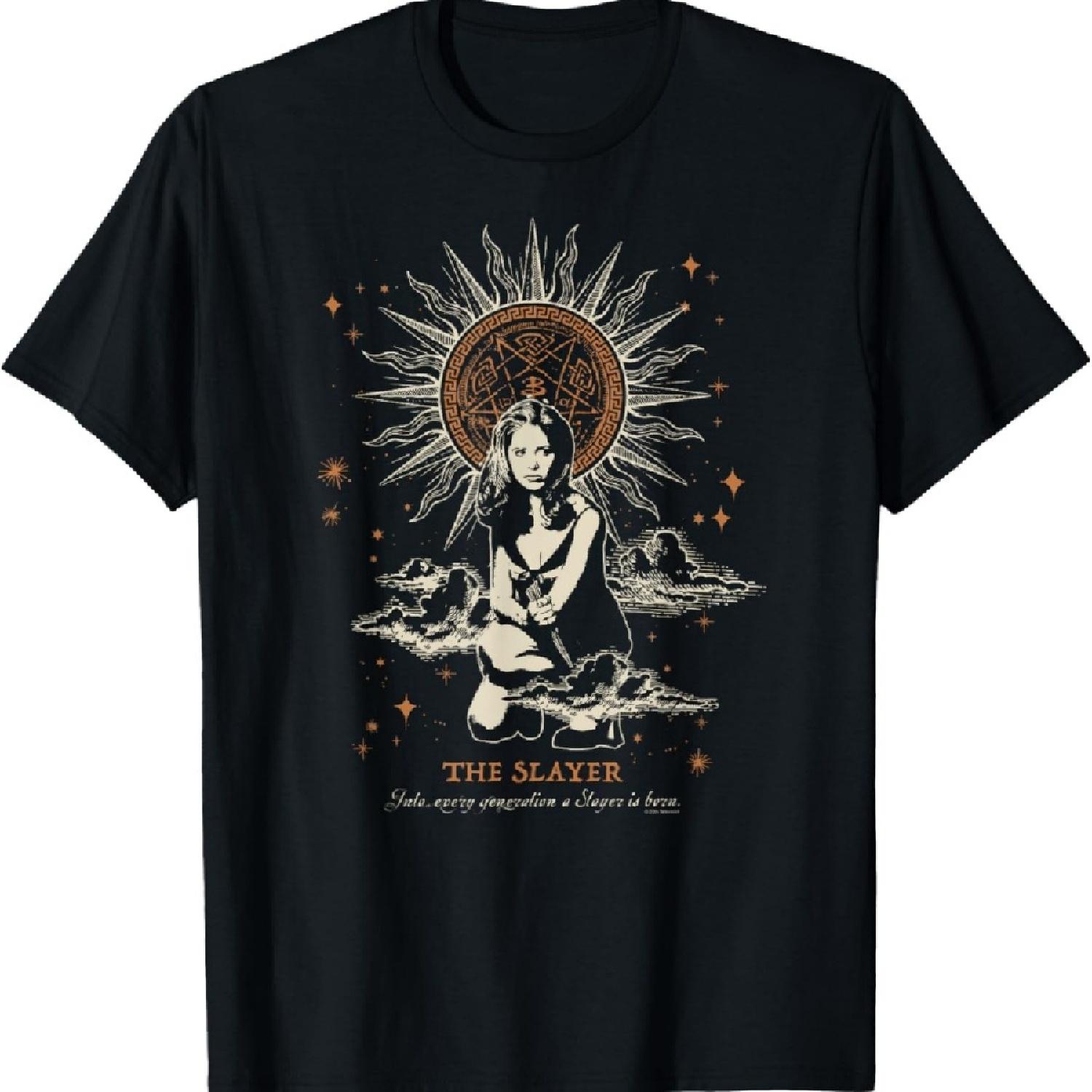 Баффі — мисливиця на вампірів Футболка з вінтажним таро «Вбивця» XXXXXL чорний
Баффі — мисливиця на вампірів Футболка з вінтажним таро «Вбивця» XXXXXL чорний