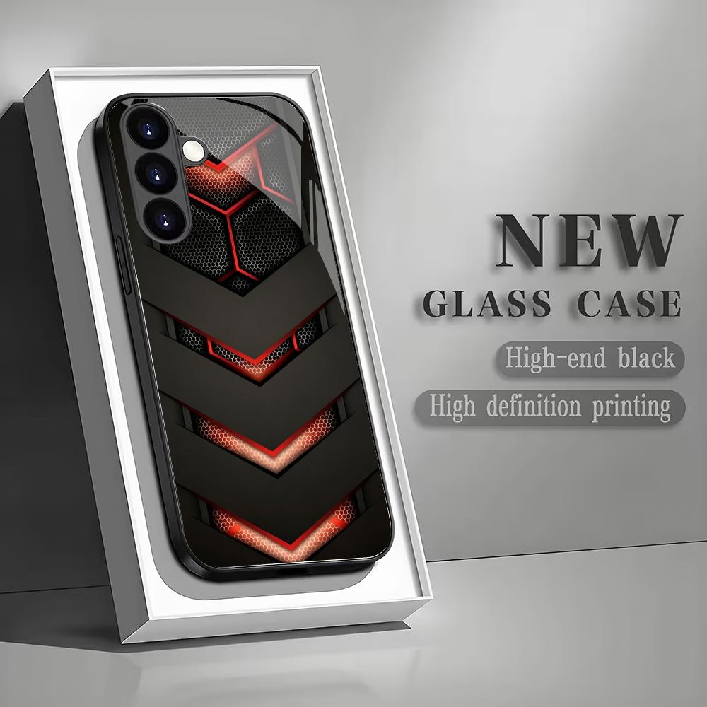 Advanced fashion black glass phone case suitable for Samsung Galaxy S26 S25 S24 S23 S22 S20 FE/Ultra/Plus anti drop back cover GalaxyS25
Advanced fashion black glass phone case suitable for Samsung Galaxy S26 S25 S24 S23 S22 S20 FE/Ultra/Plus anti drop back cover GalaxyS25