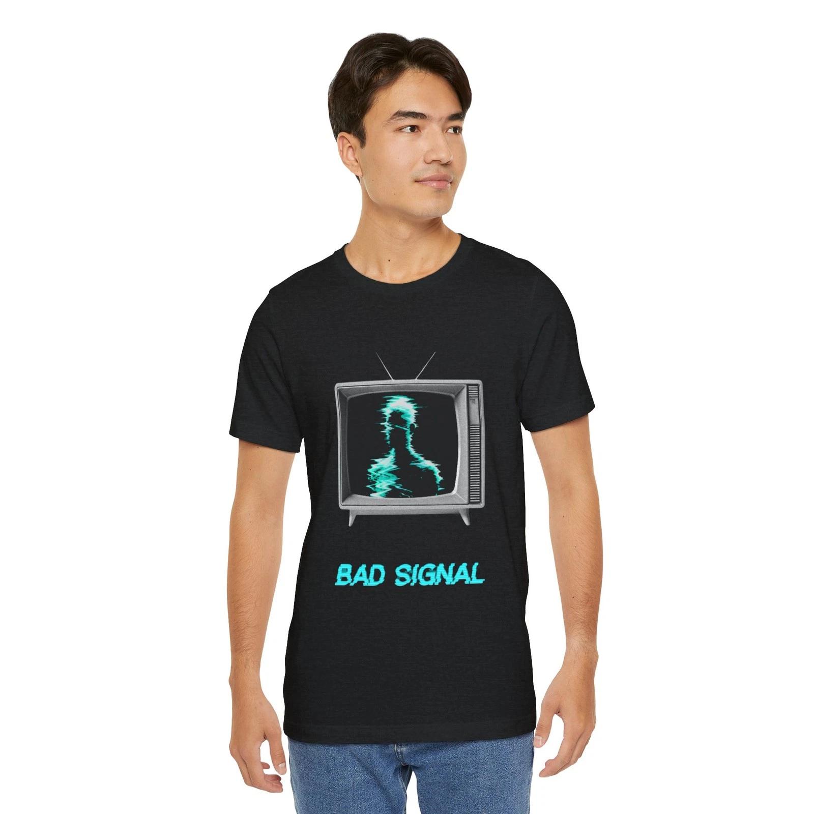 Bad Signal TV Static Tee | Retro Glitch Horror Unisex Graphic Shirt M
Bad Signal TV Static Tee | Retro Glitch Horror Unisex Graphic Shirt M