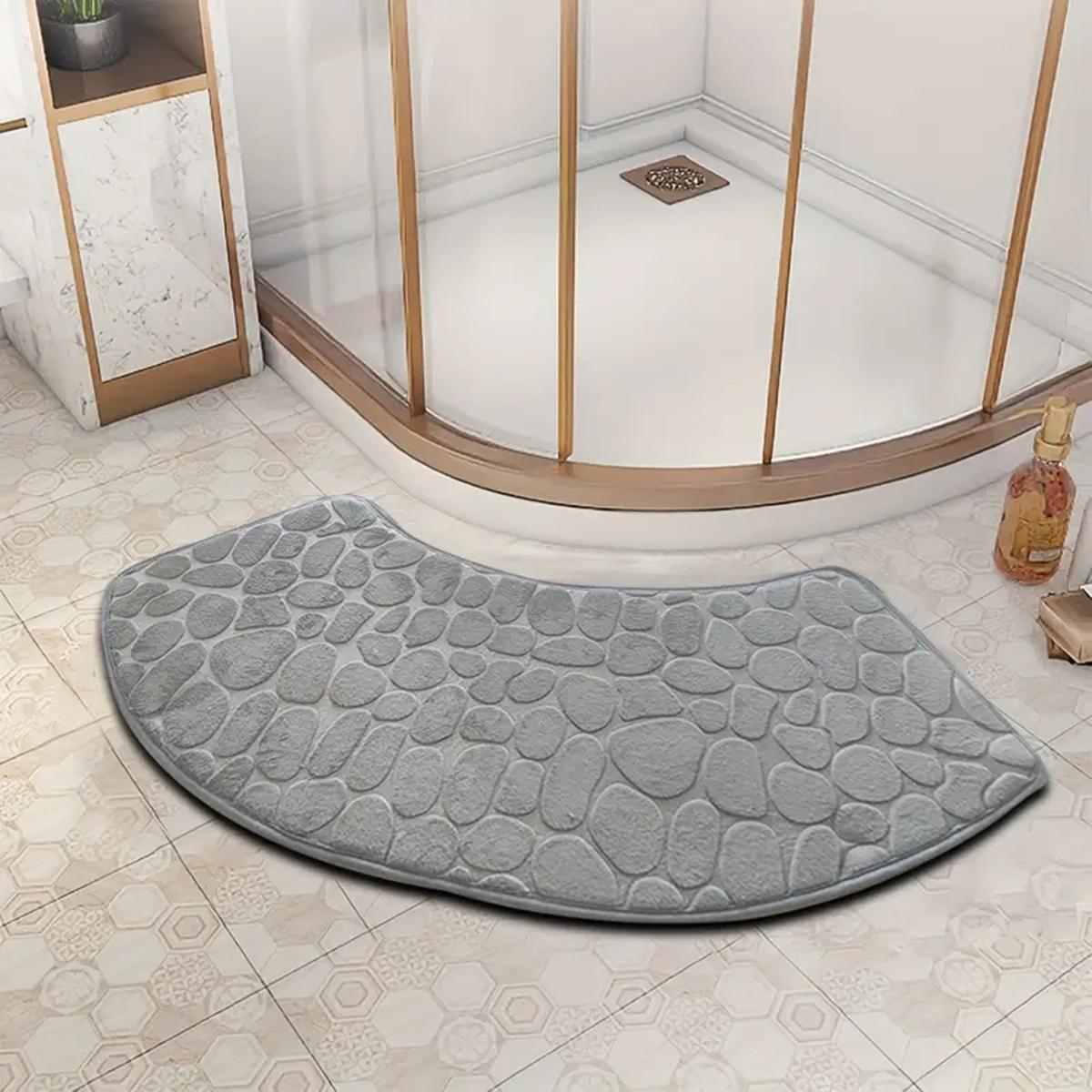 Curved Bathroom Mat Thickened Shower Room Absorbent Door Mat Toilet Bathroom Non-Slip Mat Dirt-Resistant Entrance Mat кавовий
Curved Bathroom Mat Thickened Shower Room Absorbent Door Mat Toilet Bathroom Non-Slip Mat Dirt-Resistant Entrance Mat кавовий