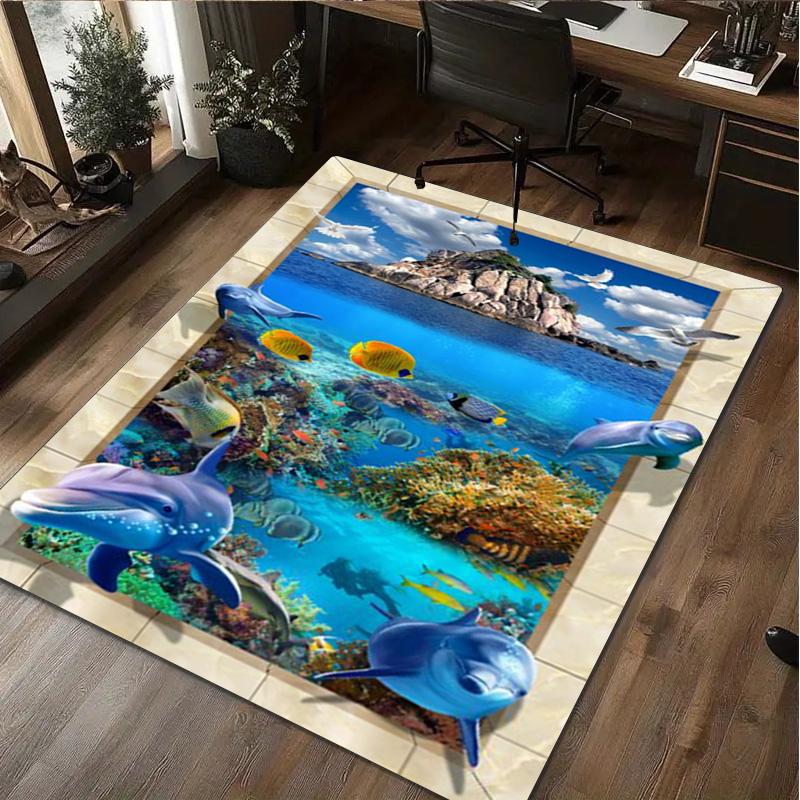 3D fish Rug - Home carpet Office Decorative Carpet For Living Room Bedroom Door Mat Floor Rug Computer Chair Area Rug 40x60cm( 15x23in )
3D fish Rug - Home carpet Office Decorative Carpet For Living Room Bedroom Door Mat Floor Rug Computer Chair Area Rug 40x60cm( 15x23in )