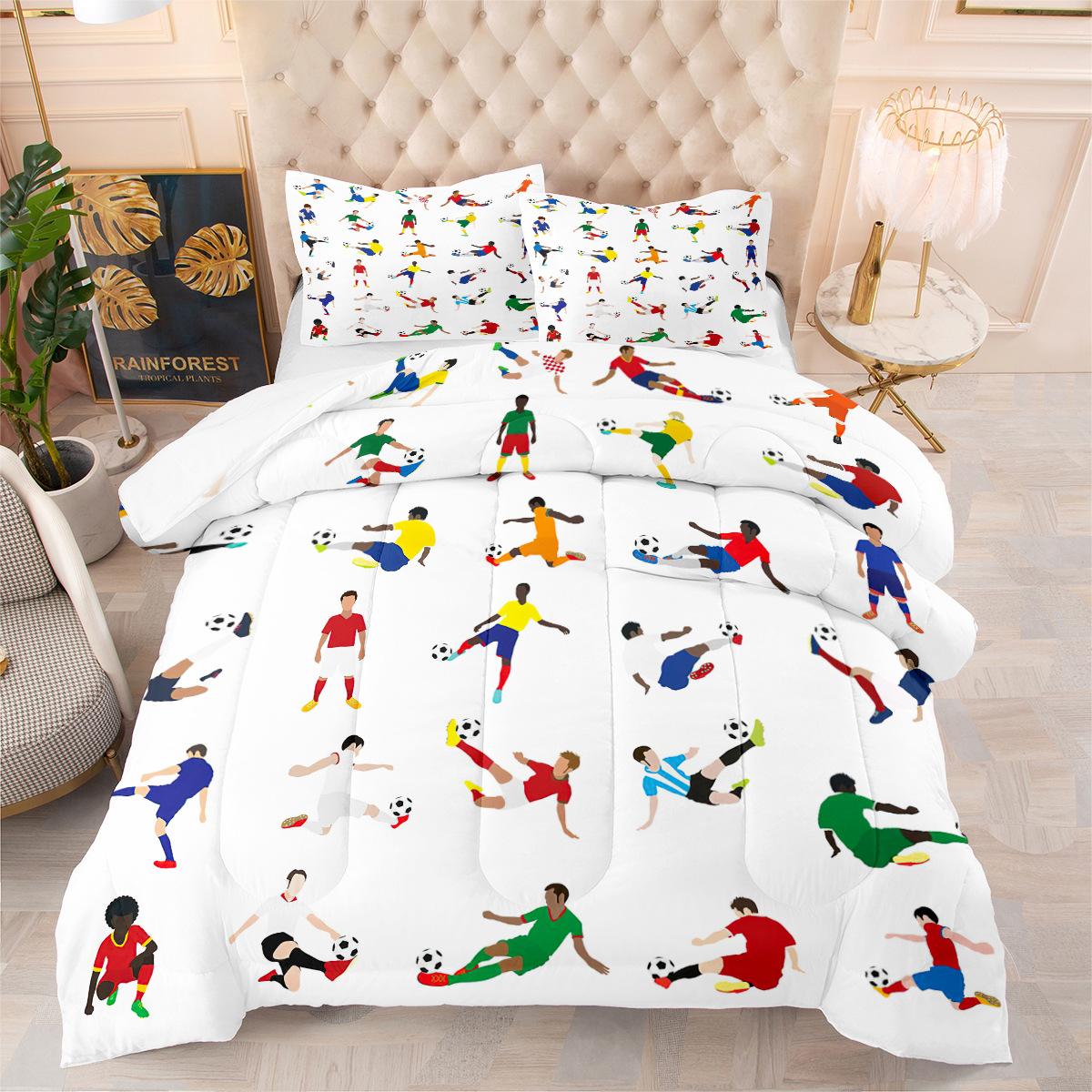 Football Basketball Sports Fat Quilt Three-piece Quilt Cover Set 140*200cm
Football Basketball Sports Fat Quilt Three-piece Quilt Cover Set 140*200cm
