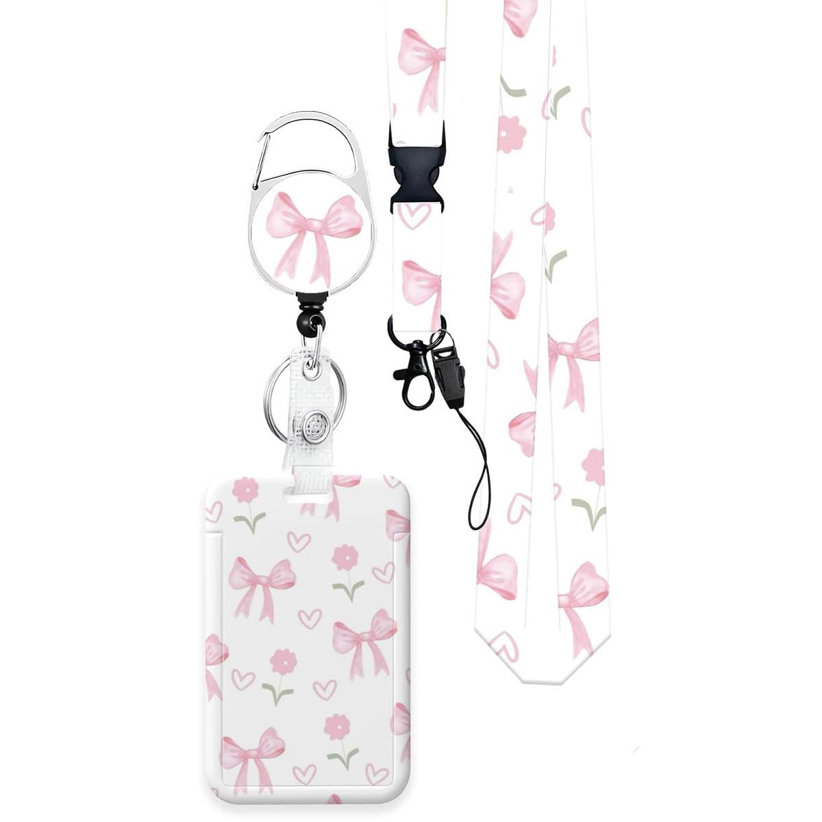 Retractable Badge Clip with Bow Flower Pin Double-Sided UV Office Credit Card Holder Case Bus Id Card Cover Bags for Girl рожевий
Retractable Badge Clip with Bow Flower Pin Double-Sided UV Office Credit Card Holder Case Bus Id Card Cover Bags for Girl рожевий