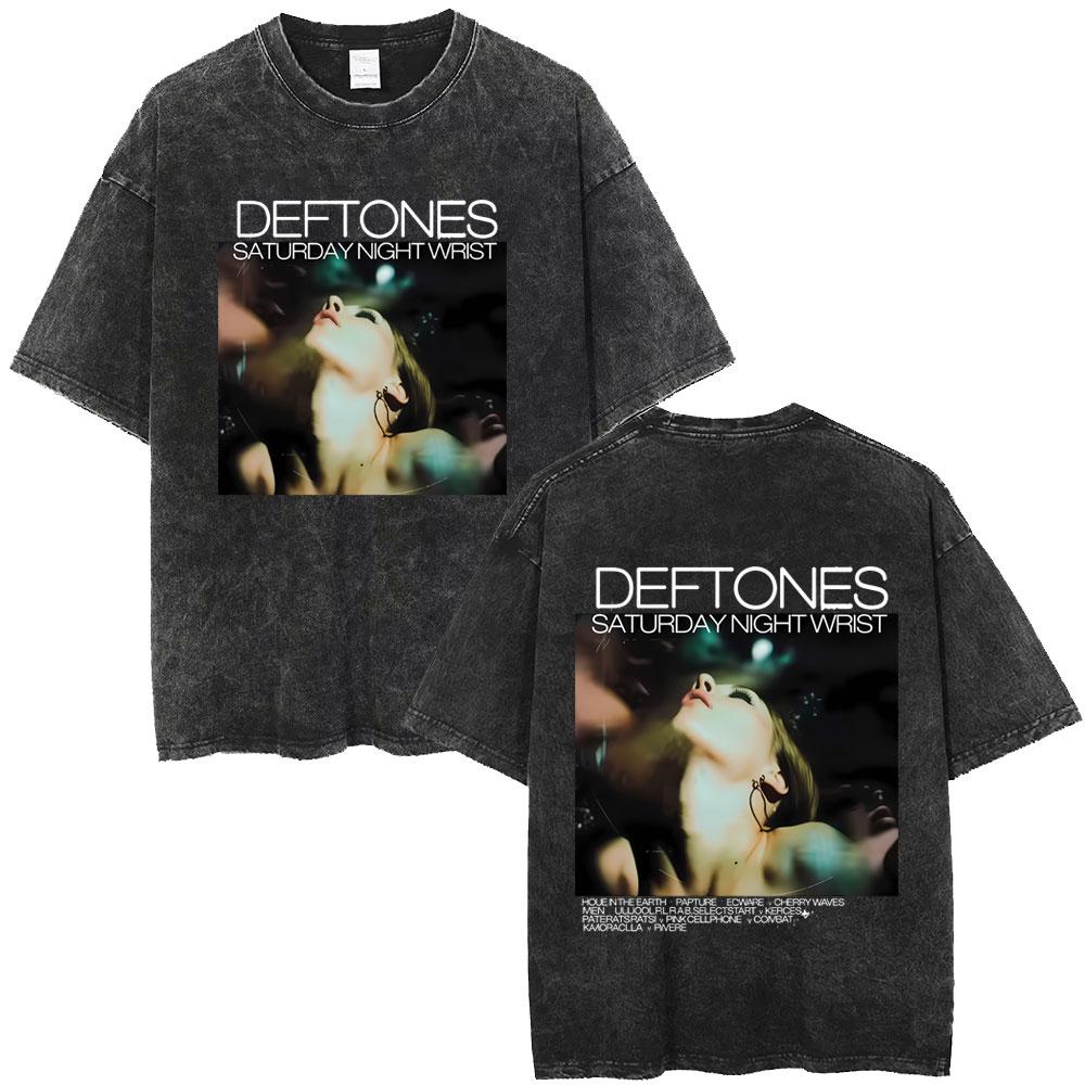 Альтернативная метал-рок группа Deftones Винтажная стираная футболка Мужская Женская Одежда Ретро Готическая Панк Оверсайз Футболка Уличная одежда S
Альтернативная метал-рок группа Deftones Винтажная стираная футболка Мужская Женская Одежда Ретро Готическая Панк Оверсайз Футболка Уличная одежда S