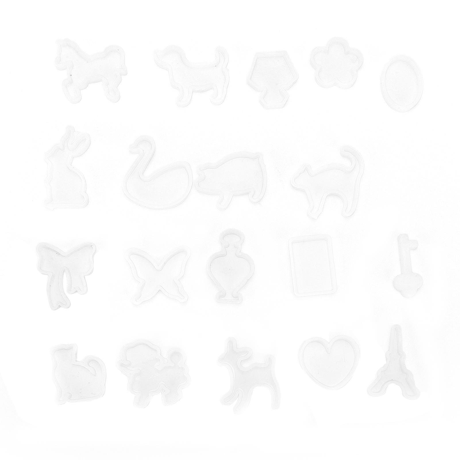 19 Pcs Silicone Molds Animal Style Epoxy Casting Molds Decorative Resin Molds for DIY Crafts Gift
19 Pcs Silicone Molds Animal Style Epoxy Casting Molds Decorative Resin Molds for DIY Crafts Gift