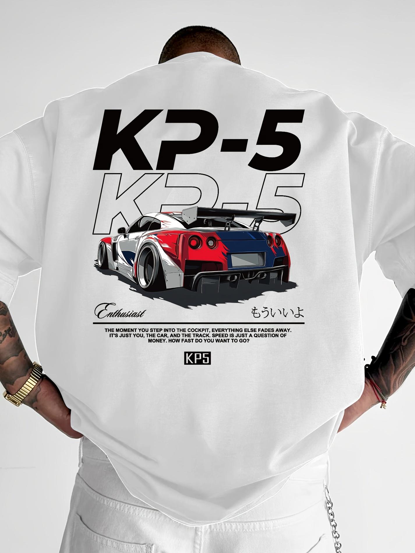 KP5 Racing Culture Mens Street Pattern White Polyester Fiber Round Neck Tshirt Letter Printing and Car Design Casual 4XL
KP5 Racing Culture Mens Street Pattern White Polyester Fiber Round Neck Tshirt Letter Printing and Car Design Casual 4XL
