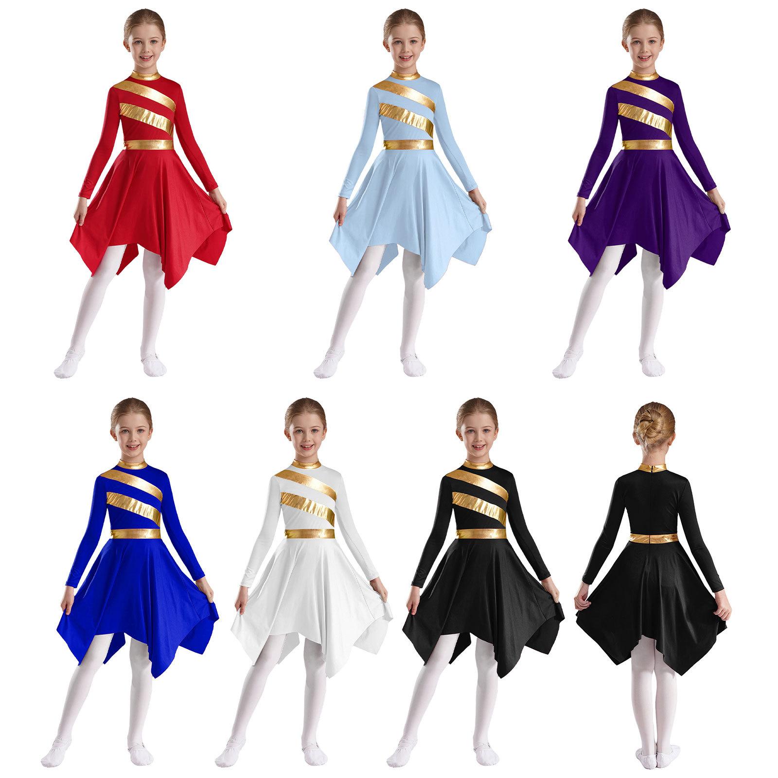 Girls Long Sleeve Praise Dance Dress Metallic Gold Swing Lyrical Dancewear Liturgical Worship Costume 5-6 Years червоний
Girls Long Sleeve Praise Dance Dress Metallic Gold Swing Lyrical Dancewear Liturgical Worship Costume 5-6 Years червоний