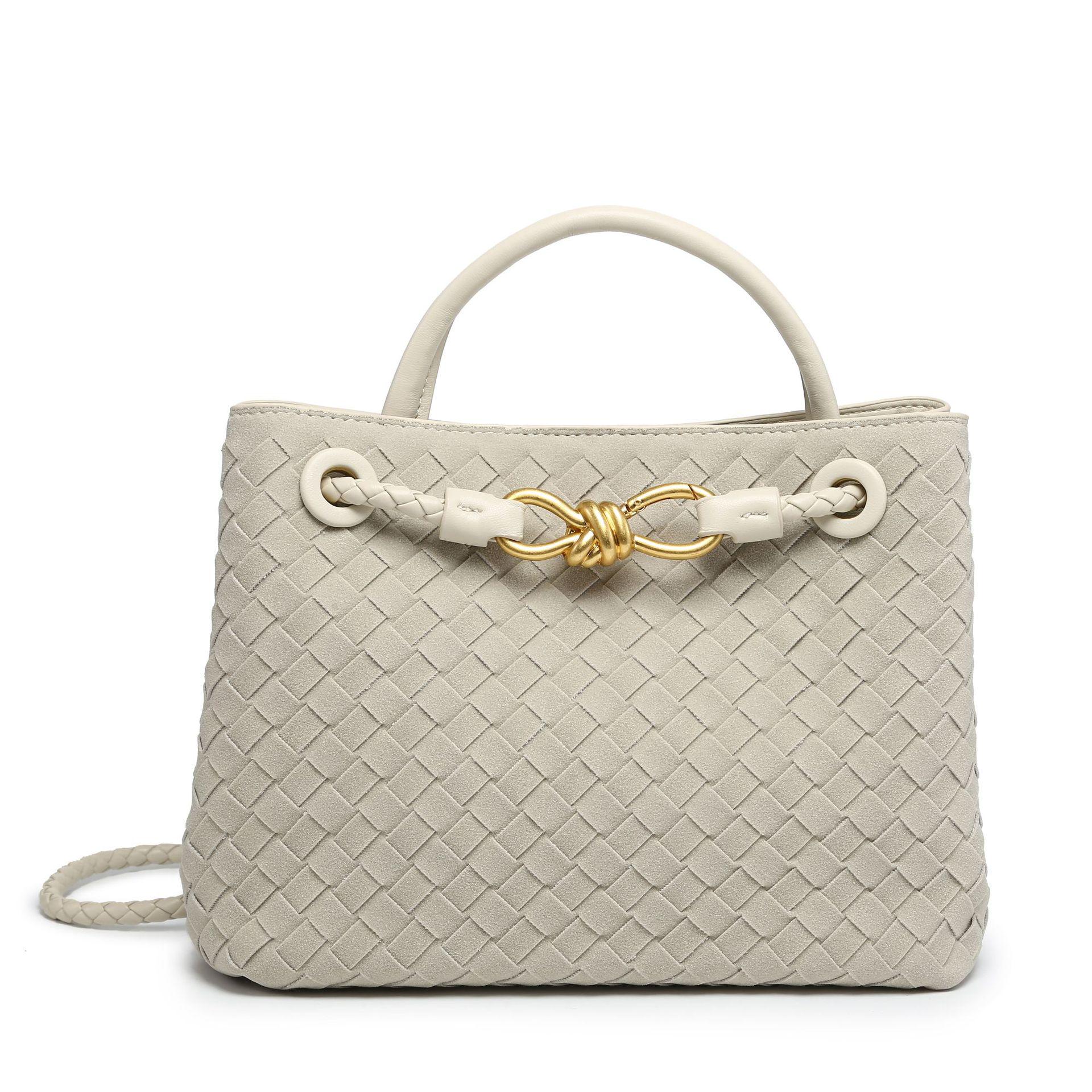 2026 Autumn/Winter Frosted Woven Crossbody Tote with Metal Butterfly Buckle бежевий
2026 Autumn/Winter Frosted Woven Crossbody Tote with Metal Butterfly Buckle бежевий