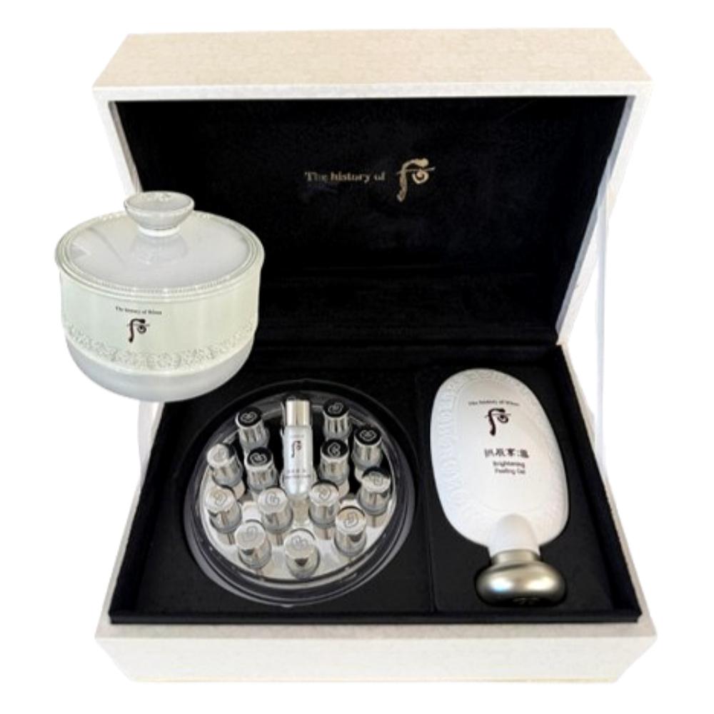 The History of Whoo Gongjinhyang Seol Сияющая Белая Ампула 1,8 мл ×16 + Осветляющий Пилинг-Гель 45 мл Набор Корейской Травяной Осветляющей Косметики K-Beauty Skincare Set
The History of Whoo Gongjinhyang Seol Сияющая Белая Ампула 1,8 мл ×16 + Осветляющий Пилинг-Гель 45 мл Набор Корейской Травяной Осветляющей Косметики K-Beauty Skincare Set