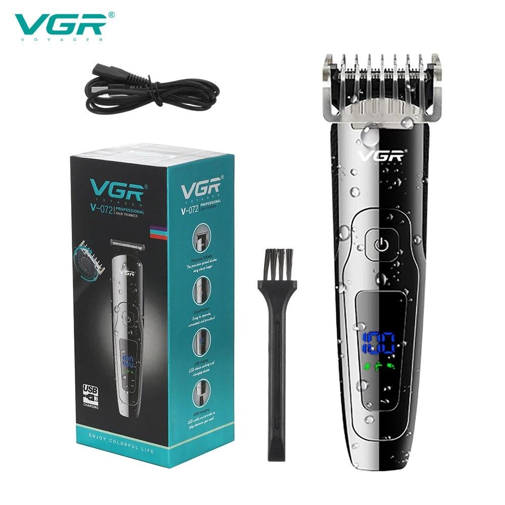 VGR Electric Razor Full Body Wash Lightweight Hair Clipper for Men Oil Head Clipper Fine Tuning with LED Display Electric Home Clipper Shaver V-072 чорний
VGR Electric Razor Full Body Wash Lightweight Hair Clipper for Men Oil Head Clipper Fine Tuning with LED Display Electric Home Clipper Shaver V-072 чорний