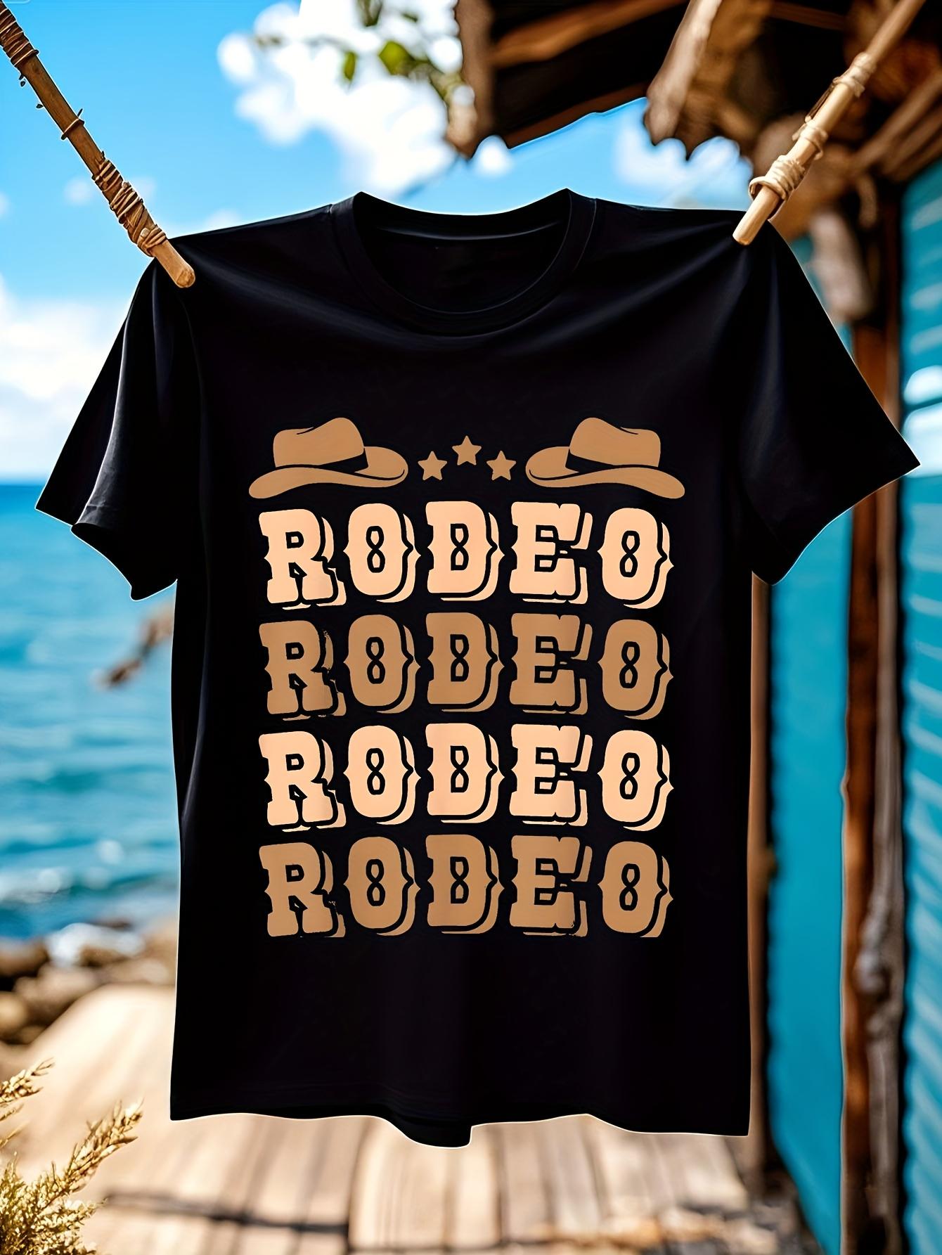 Western Cowboy T-shirt - White & Orange RODEO Graphic Tee XL
Western Cowboy T-shirt - White & Orange RODEO Graphic Tee XL