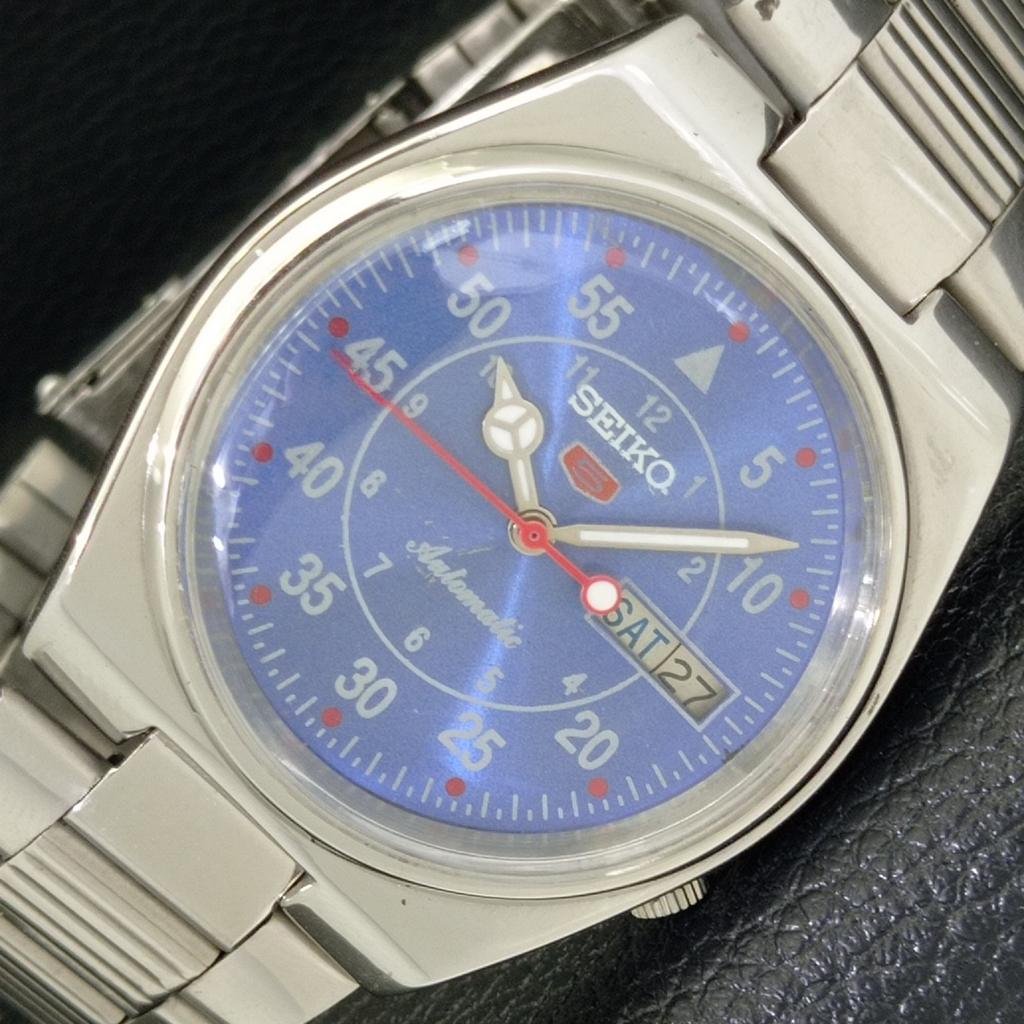 Б/У оригинальные винтажные часы SEIKO 5 с автоподзаводом из Японии мужские с синим циферблатом a434302-2 R120-a434302
Б/У оригинальные винтажные часы SEIKO 5 с автоподзаводом из Японии мужские с синим циферблатом a434302-2 R120-a434302