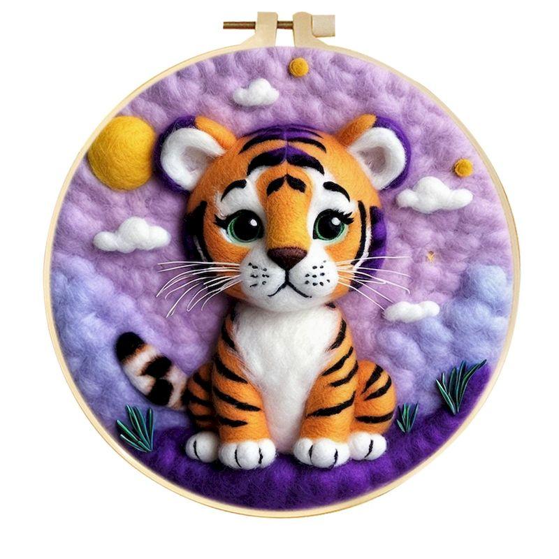CHENISTORY Wool Felting Paintings 20x20cm Wool Felt Kit With Frame Felting Needles Aniamls Tiger Wool Felt Tool DIY Handwork 20x20cm
CHENISTORY Wool Felting Paintings 20x20cm Wool Felt Kit With Frame Felting Needles Aniamls Tiger Wool Felt Tool DIY Handwork 20x20cm