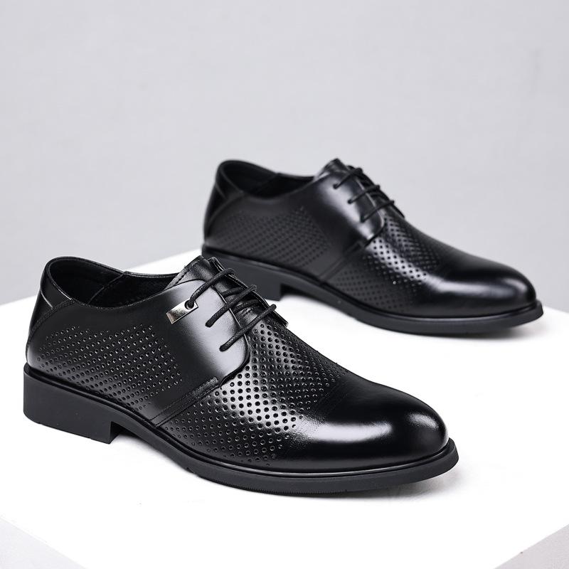 Men s shoes soft-soled formal leather shoes Korean version of British shoes hollow leather sandals men s height-increasing shoes wedding shoes 2025 37
Men s shoes soft-soled formal leather shoes Korean version of British shoes hollow leather sandals men s height-increasing shoes wedding shoes 2025 37