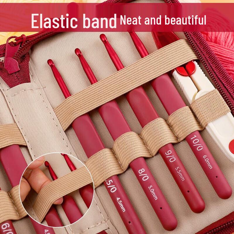 Premium Soft-Handle Crochet Hook Set
Premium Soft-Handle Crochet Hook Set
