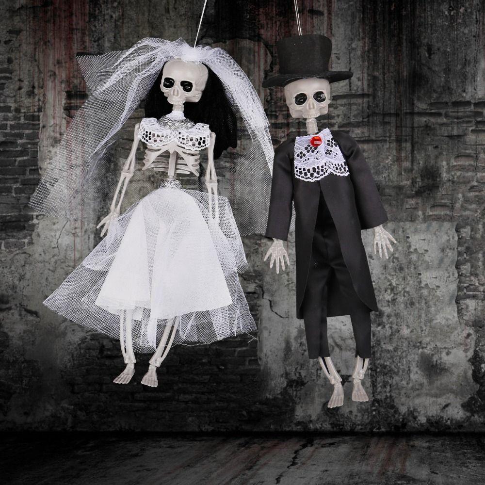 Hanging Skeleton Ornaments Flying Halloween Decoration Skeleton Props Ghost Bride Pendant Party A
Hanging Skeleton Ornaments Flying Halloween Decoration Skeleton Props Ghost Bride Pendant Party A