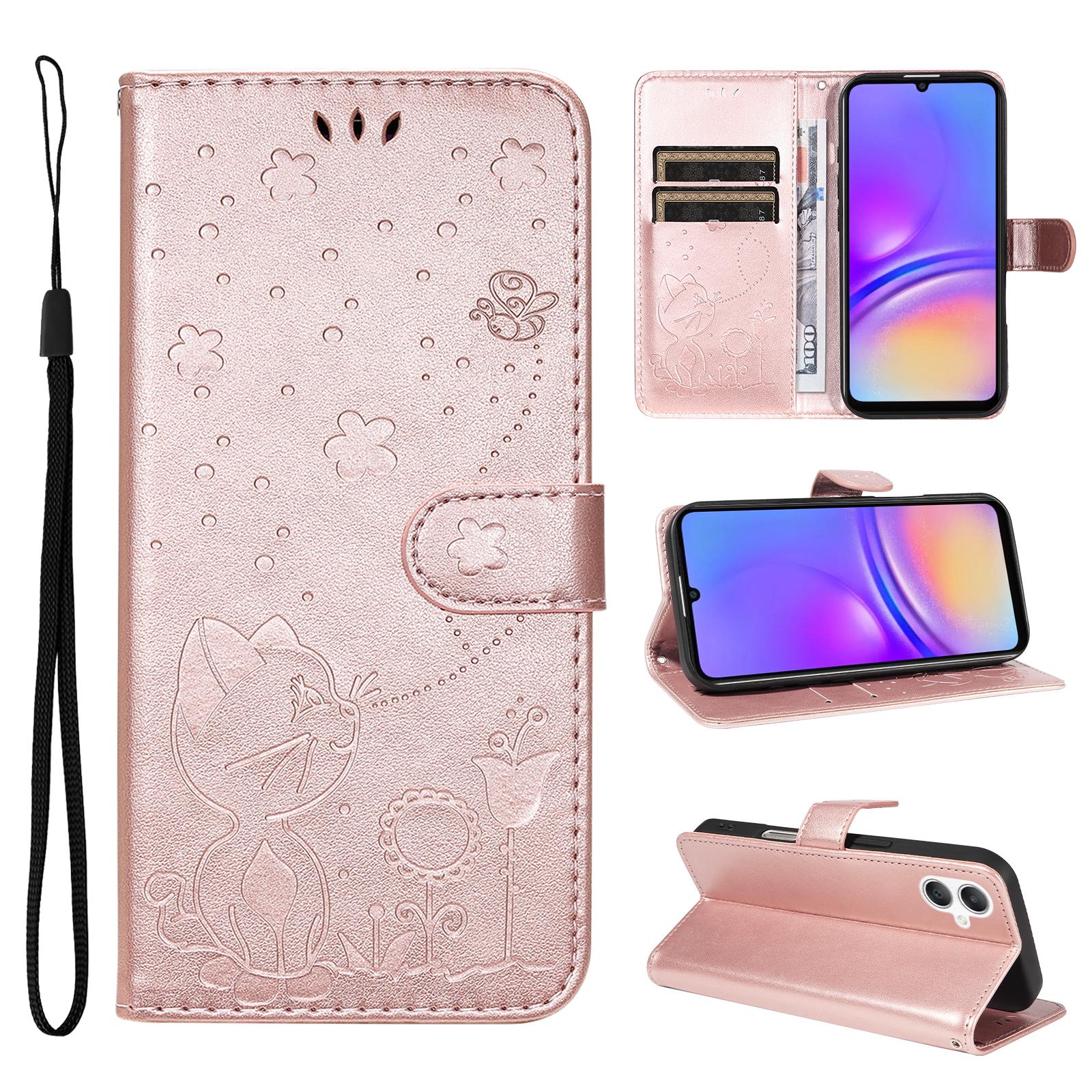 For Samsung Galaxy A07 4G/A06 5G/A06 4G Leather Case Cat Bee Pattern Phone Cover Wallet Stand with Strap E
For Samsung Galaxy A07 4G/A06 5G/A06 4G Leather Case Cat Bee Pattern Phone Cover Wallet Stand with Strap E