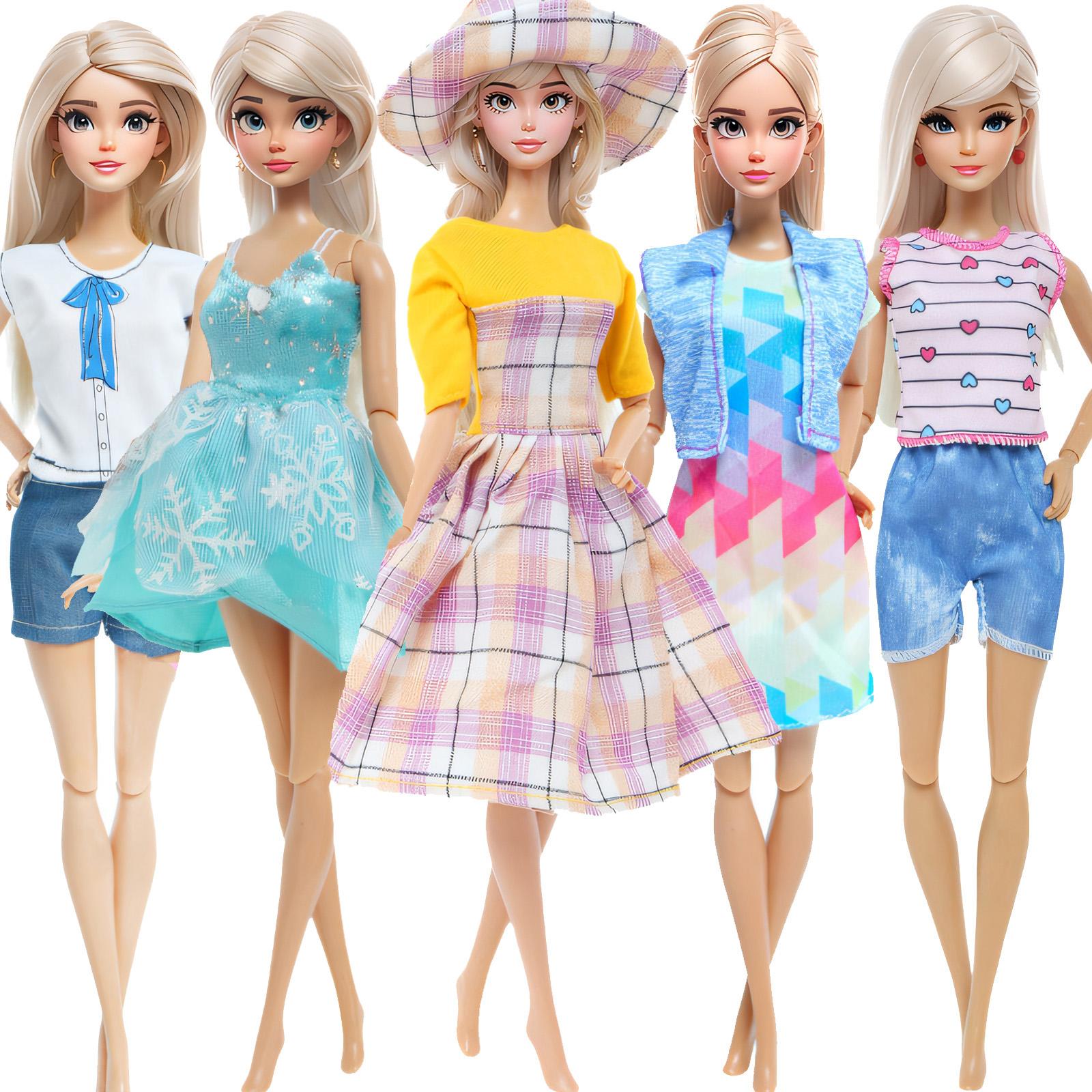 5 комплектів лялькового одягу для ляльки Барбі Щоденне вбрання Дівчинка Ігровий набір Одяг принцеси для 1/6 11,5-дюймової ляльки Чудова іграшка в подарунок(Жодних ляльок))
5 комплектів лялькового одягу для ляльки Барбі Щоденне вбрання Дівчинка Ігровий набір Одяг принцеси для 1/6 11,5-дюймової ляльки Чудова іграшка в подарунок(Жодних ляльок))