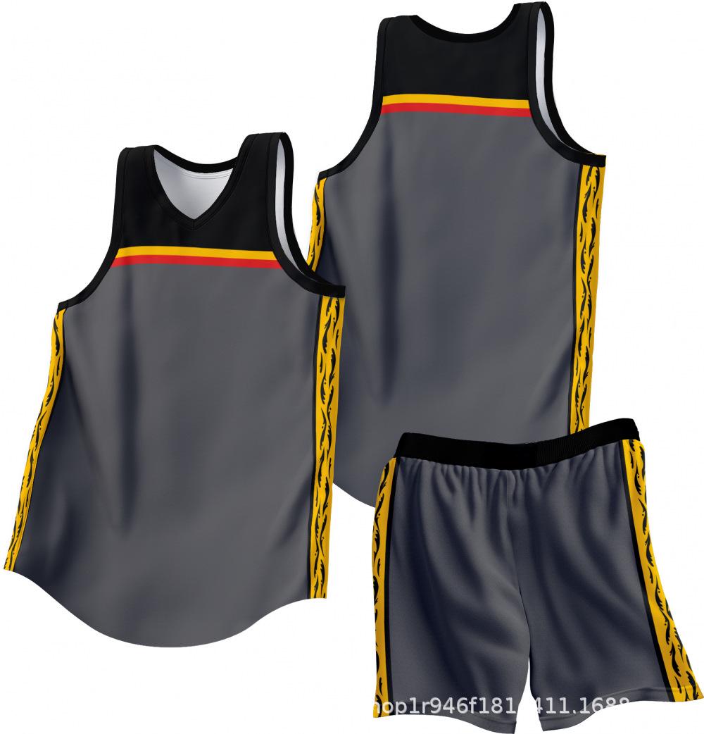 Быстросохнущий высококачественный взрослый баскетбольный комплект с индивидуальной печатью – командная и тренировочная форма для мужчин 4XL серый
Быстросохнущий высококачественный взрослый баскетбольный комплект с индивидуальной печатью – командная и тренировочная форма для мужчин 4XL серый