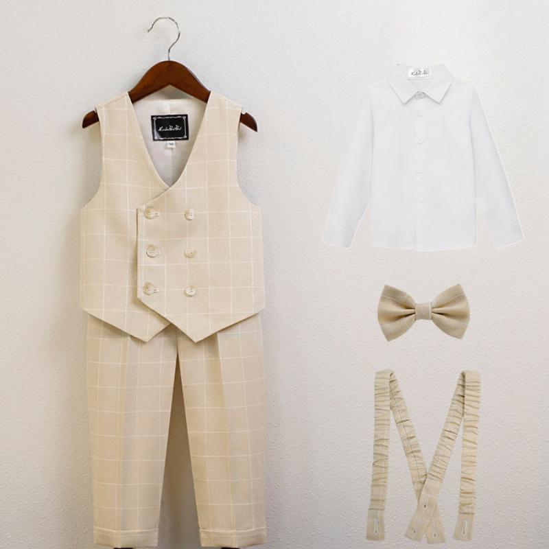 Дитячий комплект жилетів Весняна нова мода Картатий британський стиль Екіпірування для ведучого Весільний костюм для хлопчика-квітка Офіційний одяг для дня народження дитини 100cm
Дитячий комплект жилетів Весняна нова мода Картатий британський стиль Екіпірування для ведучого Весільний костюм для хлопчика-квітка Офіційний одяг для дня народження дитини 100cm