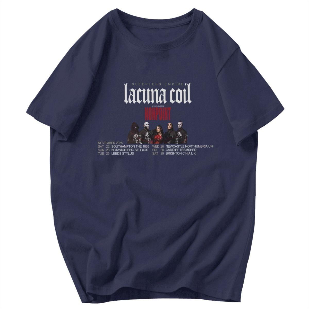 Men T Shirt Lacuna Coil Sleepless Empire Tour 2025 Trendy Idea Y2K Graphic Crewneck Unisex Clothing T Shirts 4XL
Men T Shirt Lacuna Coil Sleepless Empire Tour 2025 Trendy Idea Y2K Graphic Crewneck Unisex Clothing T Shirts 4XL