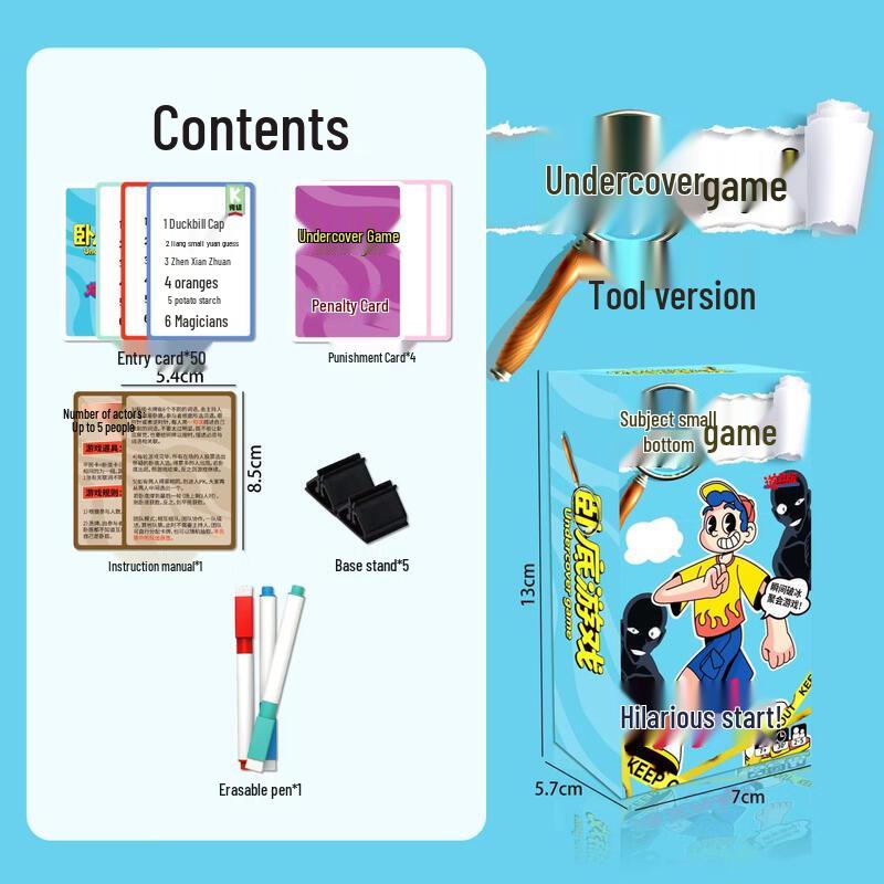 Undercover Social Party Board Game
Undercover Social Party Board Game