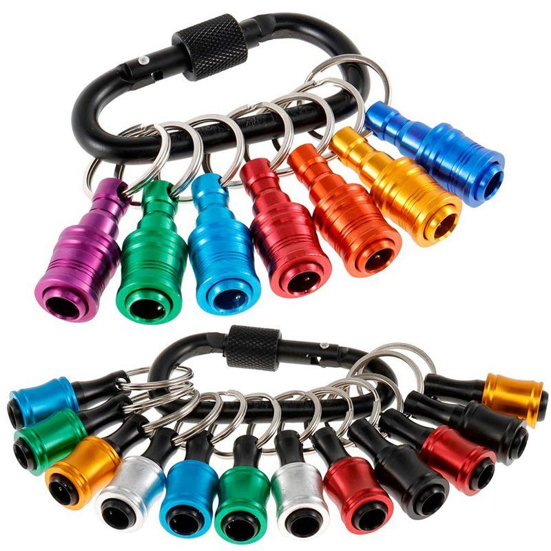 A60z19pcs 1/4 Inch Bit Holder Keychain Hex Shank Aluminum Alloy Screwdriver Bits Holder Quick-Change Extension Barmay
A60z19pcs 1/4 Inch Bit Holder Keychain Hex Shank Aluminum Alloy Screwdriver Bits Holder Quick-Change Extension Barmay