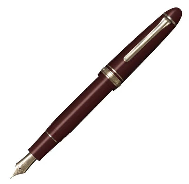 Sailor Profit 14 Gold Trim Fountain 14k Gold Fine Made in Pen, Nib, Red, Nib, Japan, 11-1214-230
Sailor Profit 14 Gold Trim Fountain 14k Gold Fine Made in Pen, Nib, Red, Nib, Japan, 11-1214-230
