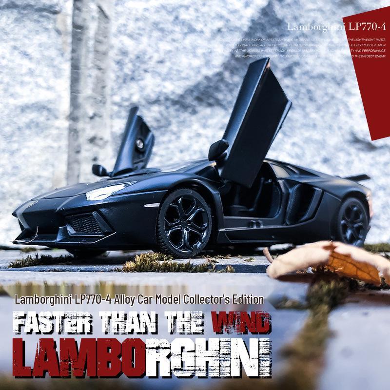 1:32 Die-cast Lambo 770 Model: Sports Car with Three Opening Doors, Sound & Light Effects, Perfect Collectible or Gift for Boys.
1:32 Die-cast Lambo 770 Model: Sports Car with Three Opening Doors, Sound & Light Effects, Perfect Collectible or Gift for Boys.