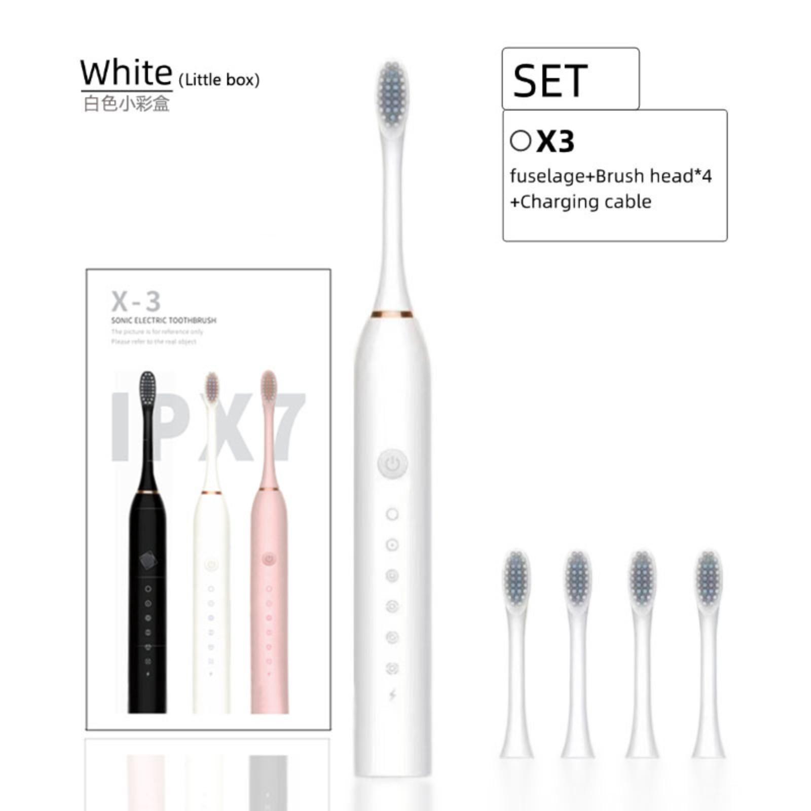 Electric Toothbrush Rechargeable Model For Adults And Children Universal Soft Brush One Size чёрный
Electric Toothbrush Rechargeable Model For Adults And Children Universal Soft Brush One Size чёрный