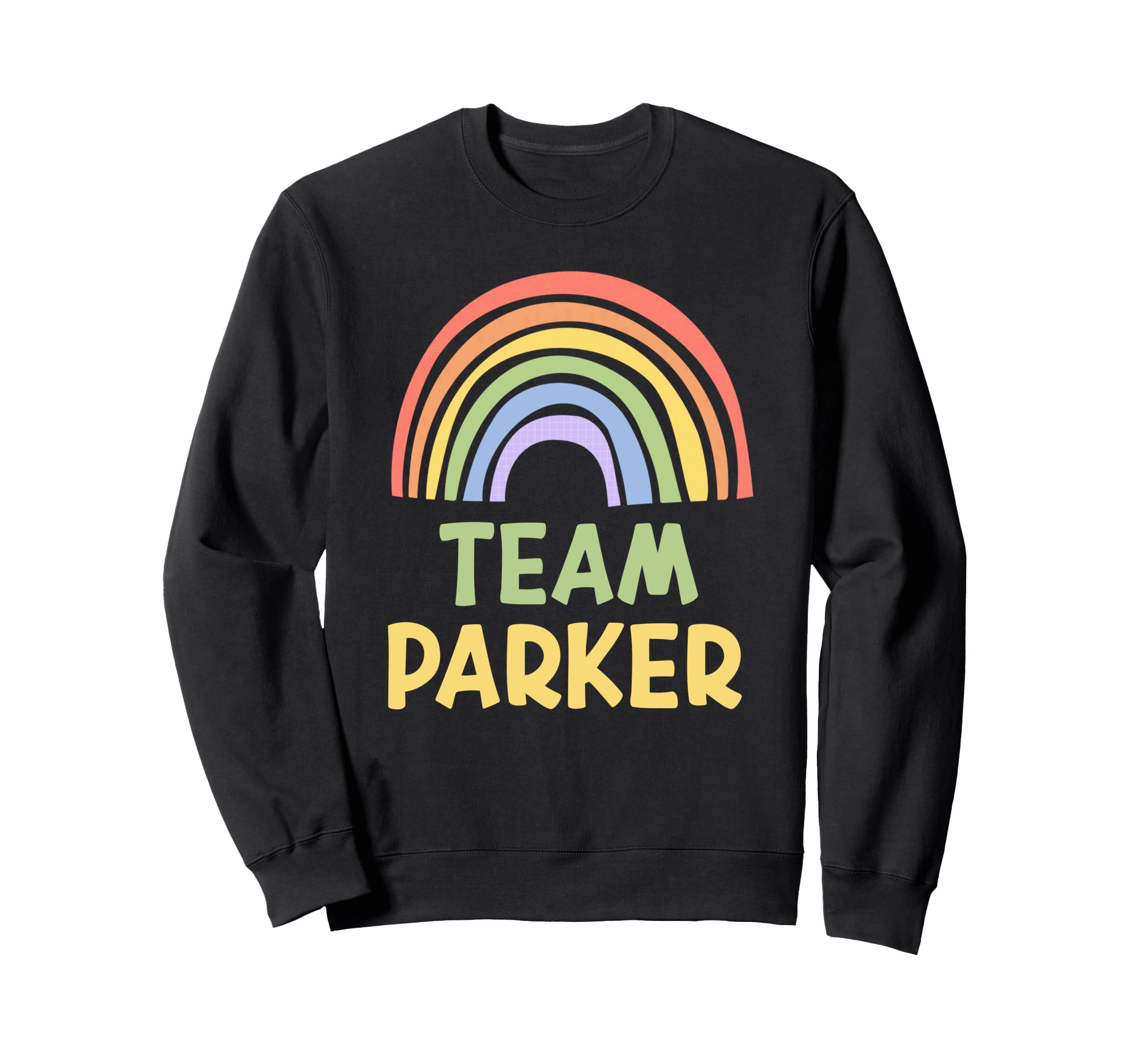 Happy Colorful Team Parker Rainbow Pride Green Yellow Sweatshirt
Happy Colorful Team Parker Rainbow Pride Green Yellow Sweatshirt