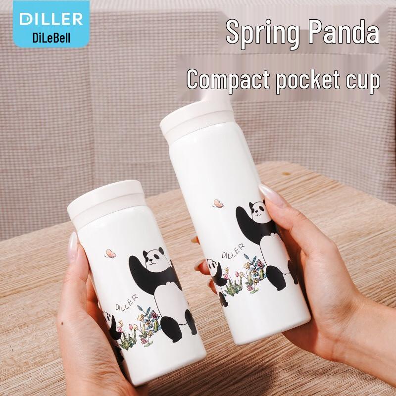 Diller Spring Panda Mini Insulated Water Bottle, 200ML
Diller Spring Panda Mini Insulated Water Bottle, 200ML