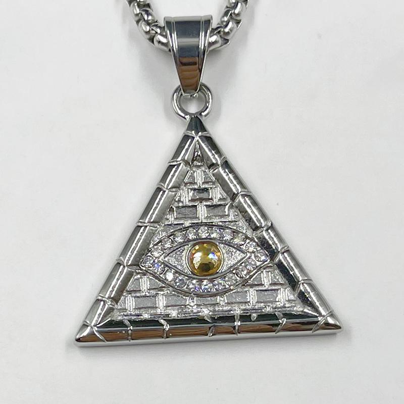 Jewelry Triangle Pyramid Unique Design gold color Pendant Devil s Eye Retro Necklace Accessories women men Popular Day Gift 60cm серебряный
Jewelry Triangle Pyramid Unique Design gold color Pendant Devil s Eye Retro Necklace Accessories women men Popular Day Gift 60cm серебряный