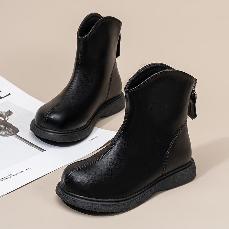 Girls British Style Martin Boots - 2024 Autumn/Winter Soft Sole Leather Ankle Boots for Little Princesses 28
Girls British Style Martin Boots - 2024 Autumn/Winter Soft Sole Leather Ankle Boots for Little Princesses 28