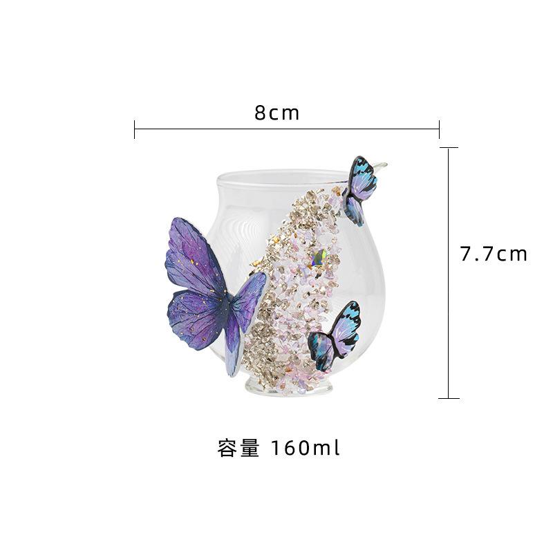 160ml Glass Purple Butterfly Tea Pitcher Tea Divider Cha Hai Dispenser Justice Cup White Tea Fair Mug Tea Items Craft Supplies
160ml Glass Purple Butterfly Tea Pitcher Tea Divider Cha Hai Dispenser Justice Cup White Tea Fair Mug Tea Items Craft Supplies