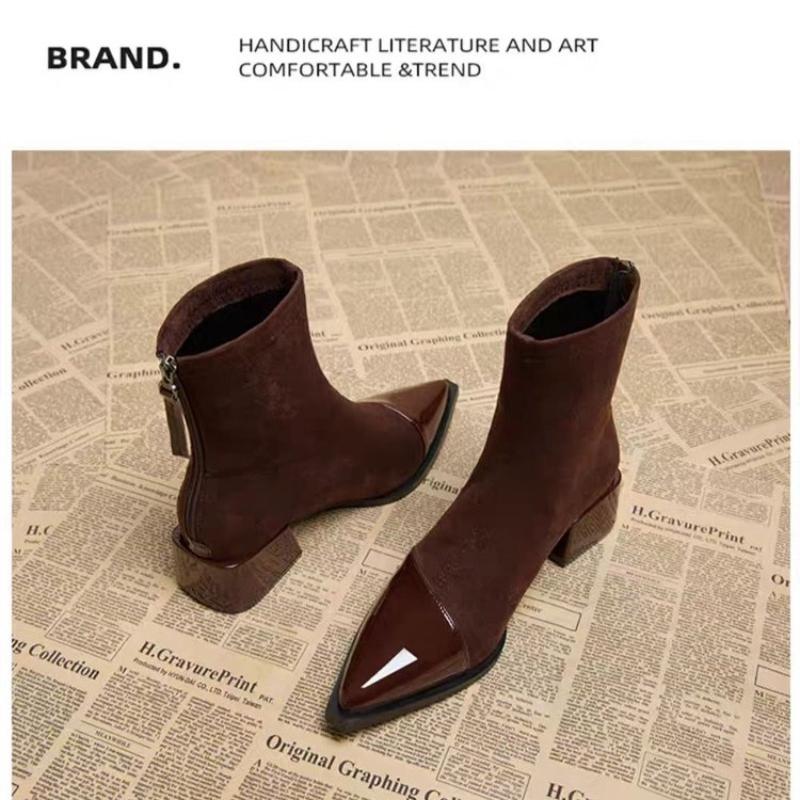 Женские ботильоны на толстом среднем каблуке, замшевые туфли, женские, с острым носком, тренд 2025, зимние, новые, готические, для ходьбы, снежные, челси 34 коричневый
Женские ботильоны на толстом среднем каблуке, замшевые туфли, женские, с острым носком, тренд 2025, зимние, новые, готические, для ходьбы, снежные, челси 34 коричневый