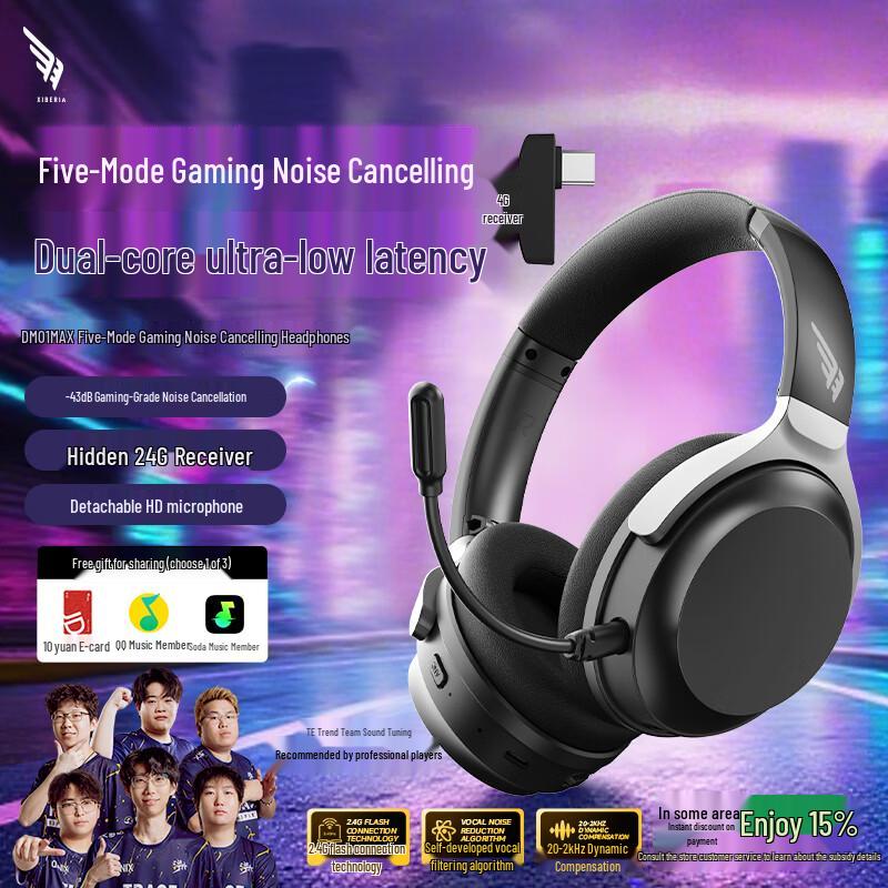 XIBERIA DM01MAX Gaming Noise-Cancelling Headset
XIBERIA DM01MAX Gaming Noise-Cancelling Headset