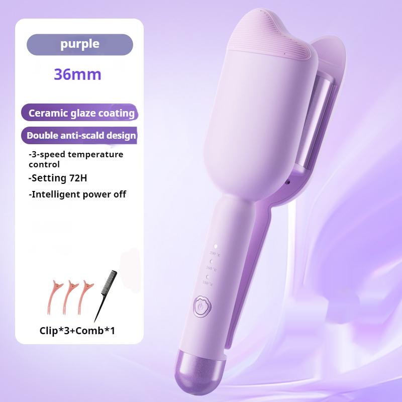 Electric Hair Curler 36mm Large Wave Styling Ceramic Hair Long Lasting Curling Iron Styling Tool Curling Wand Hair Waver US Plug фіолетовий
Electric Hair Curler 36mm Large Wave Styling Ceramic Hair Long Lasting Curling Iron Styling Tool Curling Wand Hair Waver US Plug фіолетовий