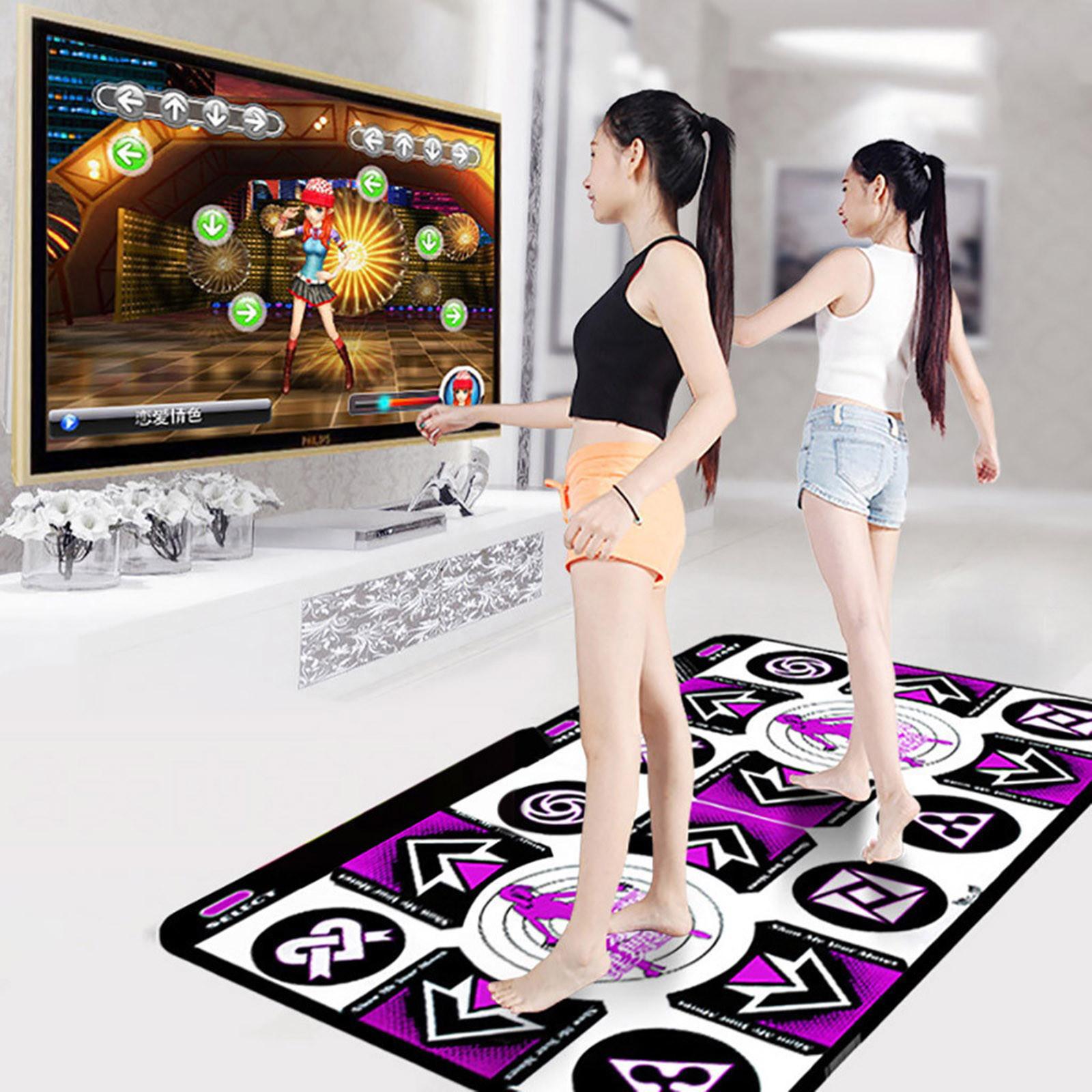 Double user Dance Mats Non-Slip Dance Step Pads Sense Game English for PC TV
Double user Dance Mats Non-Slip Dance Step Pads Sense Game English for PC TV