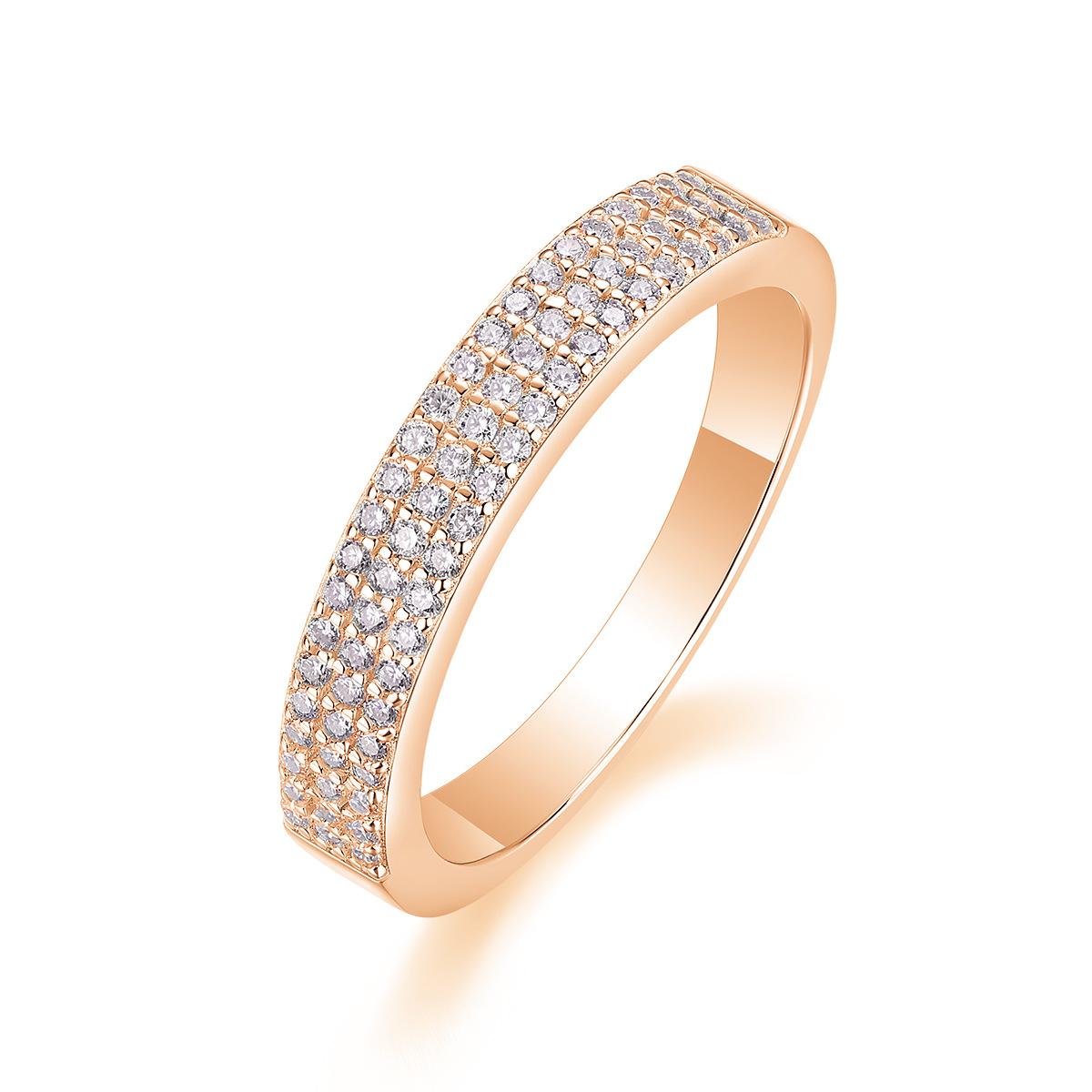 Hot-selling S silver ring, new female luxury inlaid with three rows of moissanite closed ring, female ring. us size 9/finger ring circumference 58.7mm
Hot-selling S silver ring, new female luxury inlaid with three rows of moissanite closed ring, female ring. us size 9/finger ring circumference 58.7mm