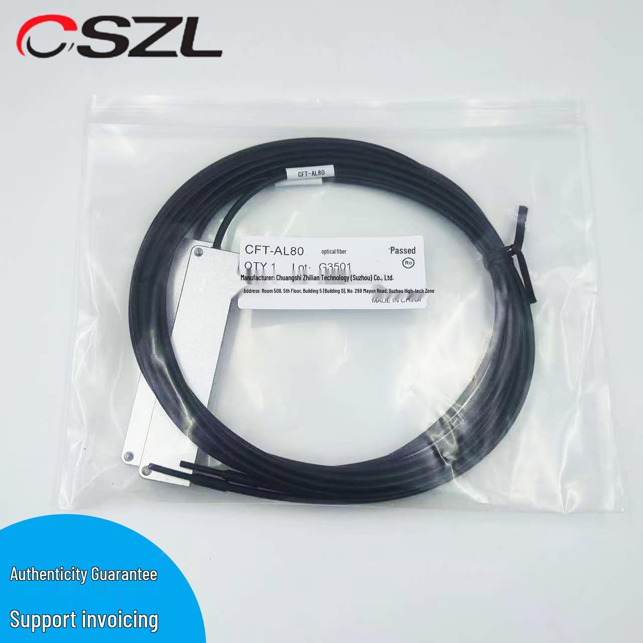 Chuangshi Zhilian CFT-AL80 Fiber Optic Sensor Component, Original and Genuine.
Chuangshi Zhilian CFT-AL80 Fiber Optic Sensor Component, Original and Genuine.