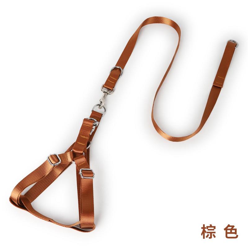 Alloy buckle chest and back leash for big dogs, big dog leash for golden feather huskies 2.5*120cm коричневий
Alloy buckle chest and back leash for big dogs, big dog leash for golden feather huskies 2.5*120cm коричневий