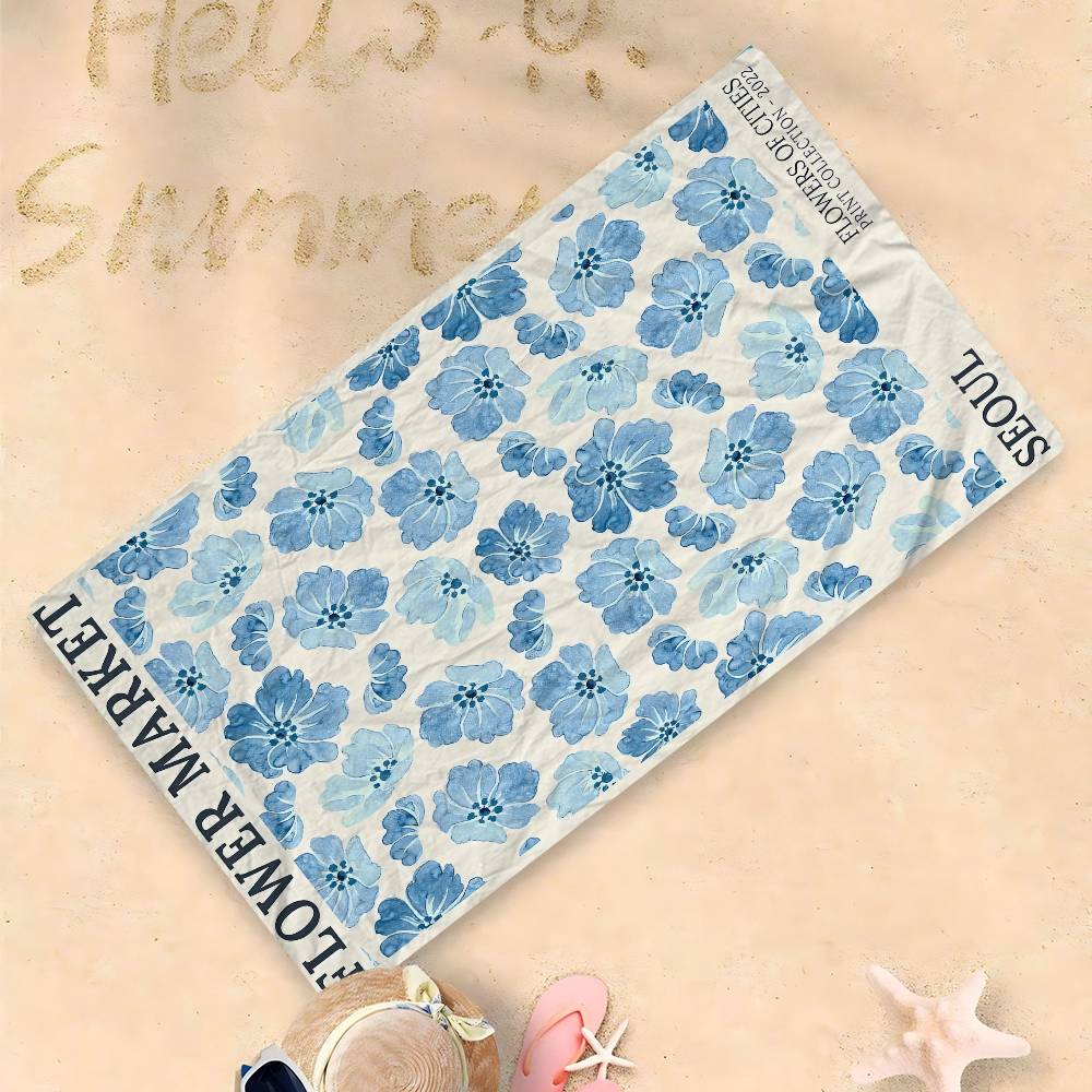 FLOWER MARKET Microfiber Printed Beach Towel Mountain Climbing Yoga Beach Swimming Running Absorbent Soft Towel W30*H60(CM)
FLOWER MARKET Microfiber Printed Beach Towel Mountain Climbing Yoga Beach Swimming Running Absorbent Soft Towel W30*H60(CM)