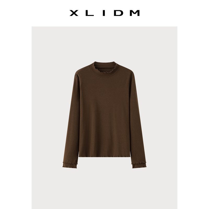 Xiaoli Plus Size Women s Clothing Non-Tight Elastic Ribbed Ruffle Trim Autumn Basic Stand Collar Regular Shoulder Base Shirt Warm Coffee Color (Ready in Stock) 2XL
Xiaoli Plus Size Women s Clothing Non-Tight Elastic Ribbed Ruffle Trim Autumn Basic Stand Collar Regular Shoulder Base Shirt Warm Coffee Color (Ready in Stock) 2XL